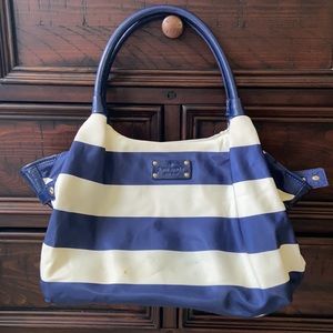 Kate spade striped handbag